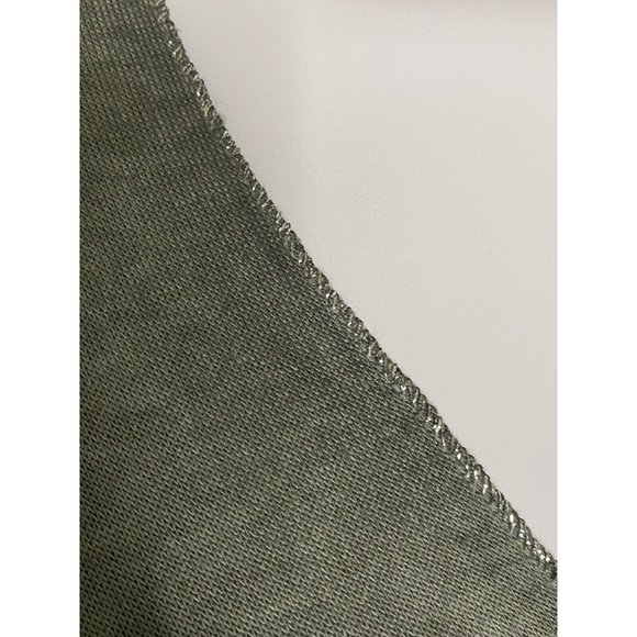 Free For Humanity Size Small Lightweight Sweater Top Metallic Trim Long Sleeves - Picture 9 of 16
